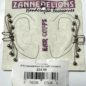 14k gold filled silver wire ear cuffs, NWT